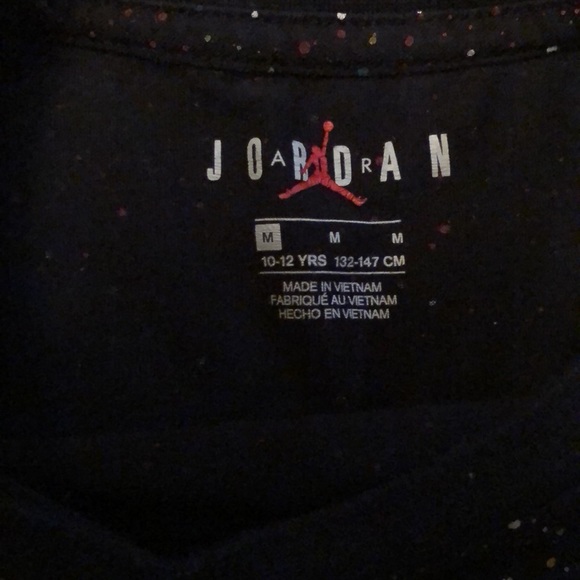 Air Jordan short sleeve tshirt with multicolored dots - Picture 4 of 6